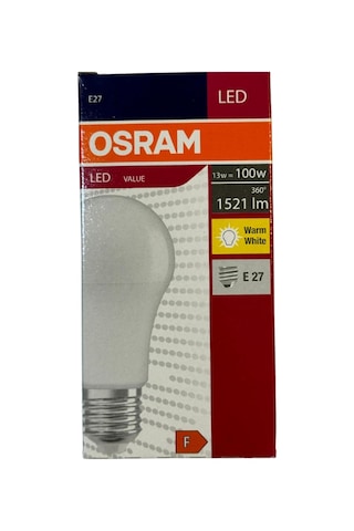 Osram Led Ampul, E27 Duy, 13w 100w , 2700k Sarı Işık, Enerji Tasarruflu, 2 Adet Diğer