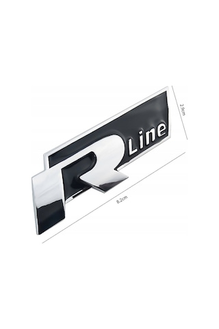R-Line Yapıştırmalı Logo-Siyah / Yacı147 (546180406)