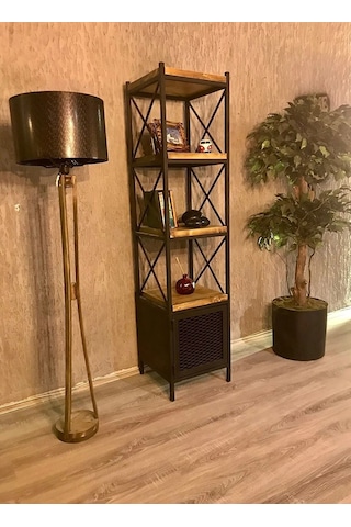 Eiffel 3 Raflı Ve Dolaplı Kitaplık