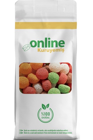 Online Kuruyemiş Jöle Lokum Yuvarlak 500 Gr