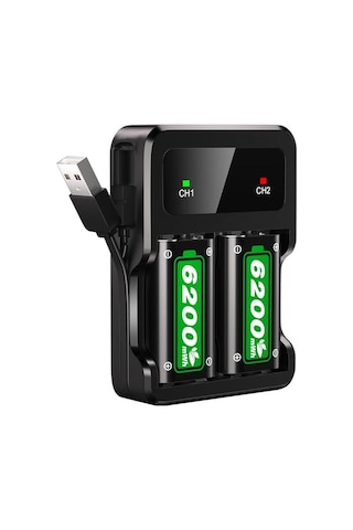Ukor One/ Series X S One S/ One X/ One Elite Kablosuz Kumanda İçin Şarj Cihazlı Hızlı Şarj 2600 Mah Şarj Edilebilir Pil Paketleri, Uzun Ömürlü Akıllı Koruma Sku: Smgstkf586f41c3f