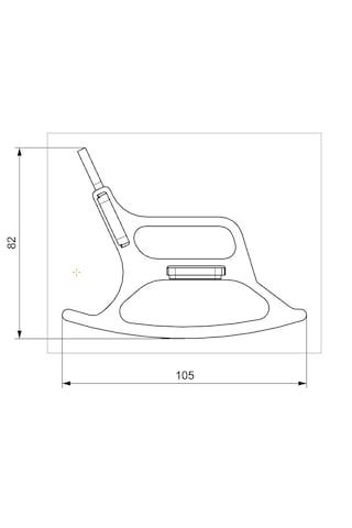 Cevizdizayn Baybbear Mini Turkuaz Sallanan Sandalye Ayıcık