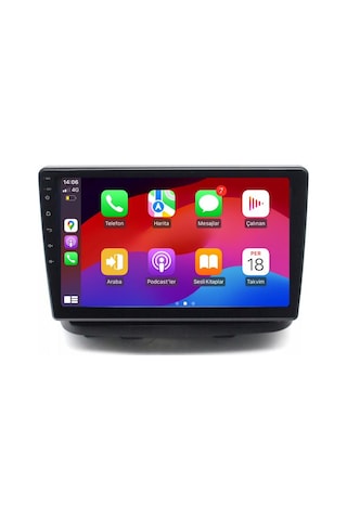 Fiat Doblo Android Multimedya Sistemi 4-64 For-x 2005-2010 Ön Kayıt Kamera Hediyeli 9"