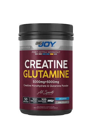 Bigjoy BIG2 Creatine + Glutamine 505g Aromasız Bigjoy BIG2 Creatine + Glutamine 505g Aromasız