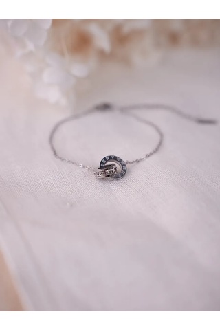 Reva El Bileğine Takılan Taşlı Ve Pandantifli Bilezik 151766673 Gri