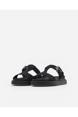 Clarks Aristella West Black Sde Kadın Siyah Terlik 26185813 Siyah