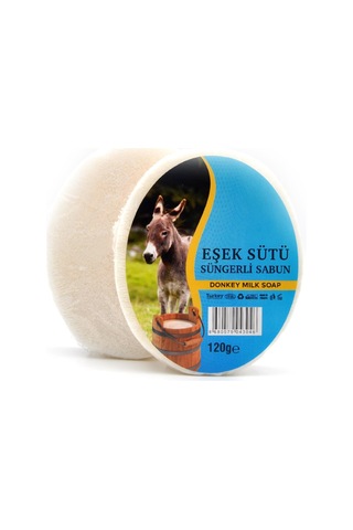 Eşek Sütü Özlü Süngerli Duş Sabunu 120 G