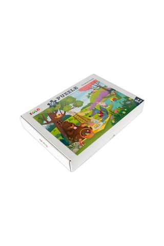 +5 Yaş Ormanda Piknik Puzzle 96 Parça (Eolo Yayınları)
