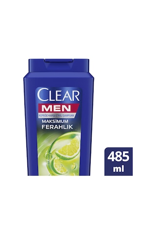 Clear Men Kepeğe Karşı Etkili Maksimum Ferahlık Şampuan 485 ML