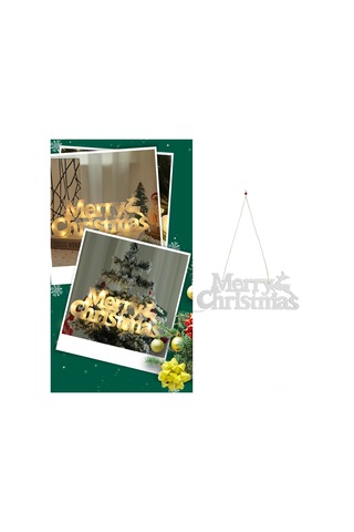 Ximistore9 Noel Işık Harfleri, Led Sıcak Işık, Noel Dekorasyonu, 30 Ampul, Pil Dahil, Ev/parti/outdoor Kullanım Diğer