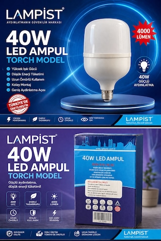 Vip Aydınlatma / Lampist 40w Torch Led Ampul 1