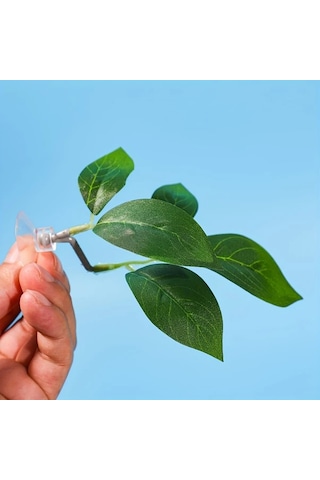 Elmpaly Betta Akvaryumu Bitkisi Yapay Pvc Çok Yapraklı Saklanma Dekor Xk1