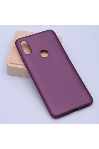 Xiaomi Mi 6x Kılıf Esnek Yapılı İnce Slim Silikon Kapak Ryc/premier Bordo