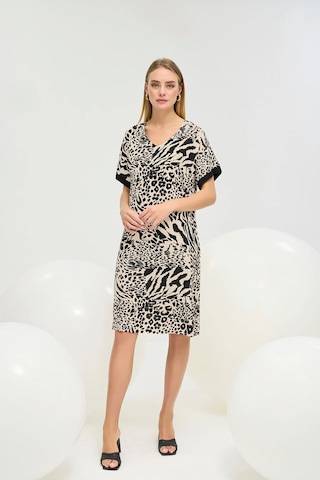 Gizzey 21268 Kadın Kısa Elbise Leopar