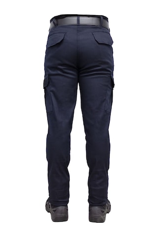 Lacivert Likralı Outdoor Gabardin Kargo Pantolon