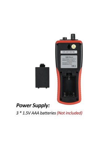 Dijital Lux Metre 400.000 Lux Dijital Lcd Cep Ölçer Lux/fc Tedbir Test Cihazı Illuminometre Sensör Fotometresi Tl-603