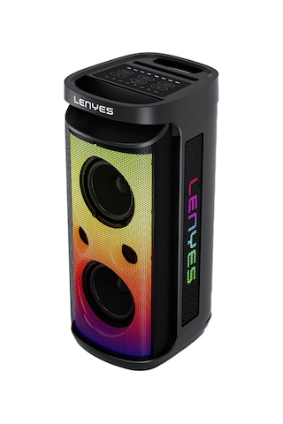 Lenyes S883 Su Geçirmez Mikrofonlu Çoklu Giriş Rgb Işık Tws Karaoke Fm Bluetooth 5.3 Hoparlör