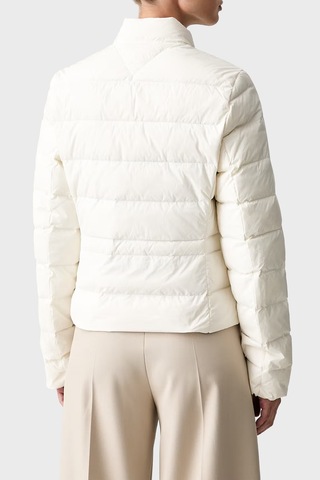 Tommy Hilfiger Kapitoneli Su İtici Dik Yaka Mont Kadın Mont Ww0ww51094 Ya8 Beyaz