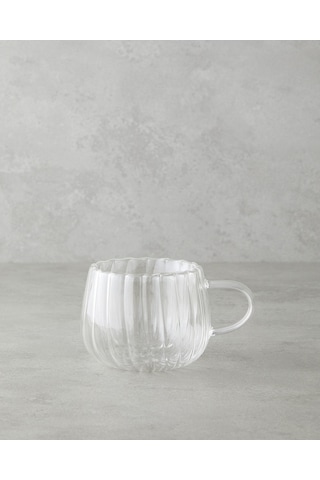 English Home Astral Borosilikat Cam Double Wall Kupa 180 Ml Şeffaf Şeffaf