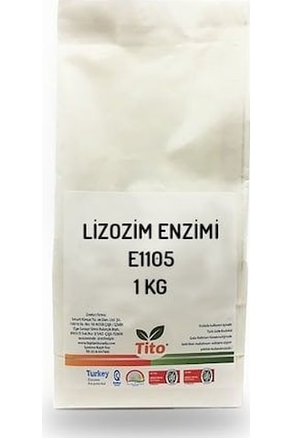 Toz Lizozim Enzimi E1105 1 Kg