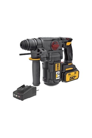 Cat DX21BC 18Volt 2.0Ah 2.2J Li-ion Tek Akülü Şarjlı Kömürsüz Profesyonel Sds-Plus Pnömatik Kırıcı/Delici