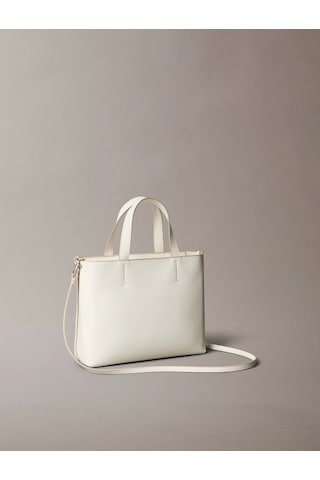 Calvin Klein Jeans Sculpted Mını Ew Tote Kadın Beyaz Çanta Lv04k3111g-fup Beyaz