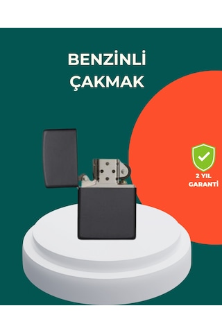 Çakmak Parlak Siyah Doldurulabilir Hedyelik Eşya - Lisinya