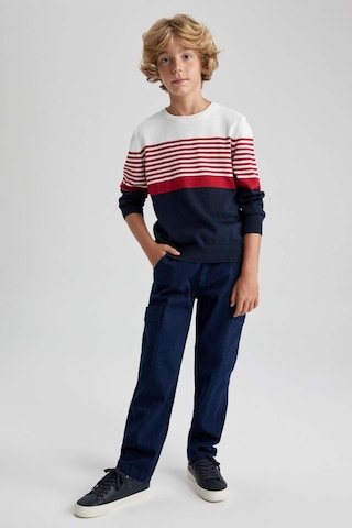 Defacto Erkek Çocuk Kargo Fit Standart Paça Twill Pantolon A4936a823wnnv256 Lacivert