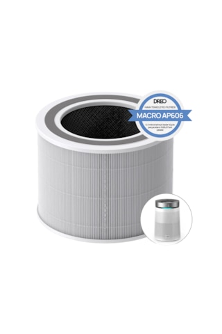 DREO Macro Ap606 Uyumlu Hava Temizleyici Filtresi True Hepa + Karbon Filtre, %99,97 Filtreleme Diğer