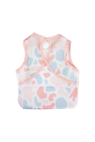 Babyjem Leke Tutmaz Giymeli Mama Önlüğü Pembe Puzzle