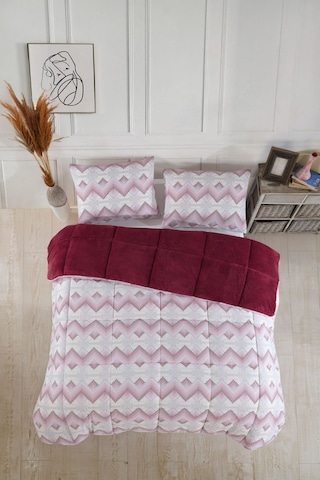 Formeya Bordo Tek Kişilik Wellsoft Yorgan Yastık Kılıflı