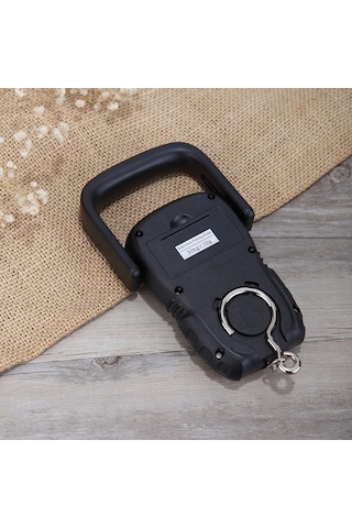 Ximistore9 50kg Taşınabilir Kanca Terazi - Yeşil Ekranlı, Sesli Uyarılı, Abs Malzeme