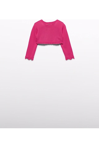 Abel & Lula Mayoral Abel Lula Kız Bebek Merserize Bolero Fuşya