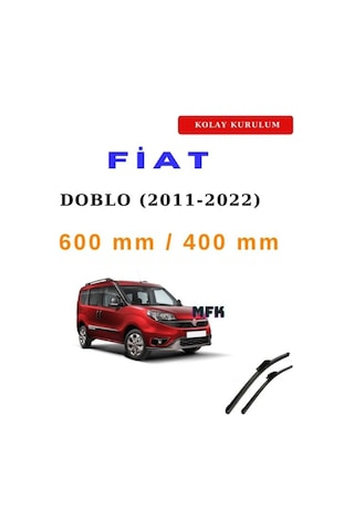 Fiat Doblo 2011-2022 Araca Özel Silecek Ön İki Fiat Doblo 2011-2022 Araca Özel Silecek Ön İki