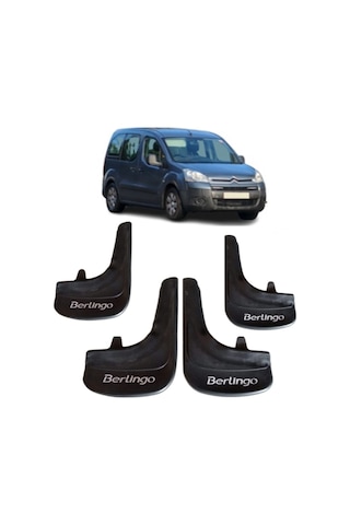 Citroen Berlingo 2008-2018 4'lü Berlingo Yazılı Tozluk Çamurluk Paçalık