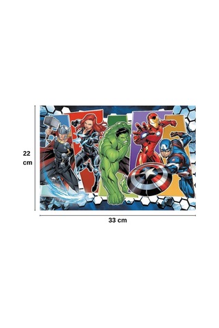 Trefl Avengers Puzzle 60 Parça Lisanslı - 4 Yaş Üzeri Eğitici Çocuk Yapboz Oyuncak 33x22 Cm
