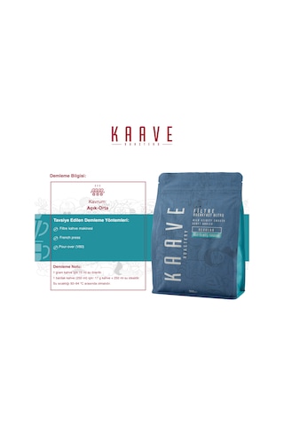 Kaave Roastery Breakfast Blend Filtre Kahve 3 x 500 G