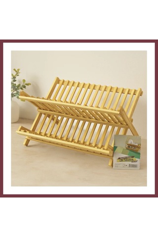 Storeşahin Bambu Tezgah Üstü Bulaşıklık Ve Tabaklık 46x33 Cm Shn0720