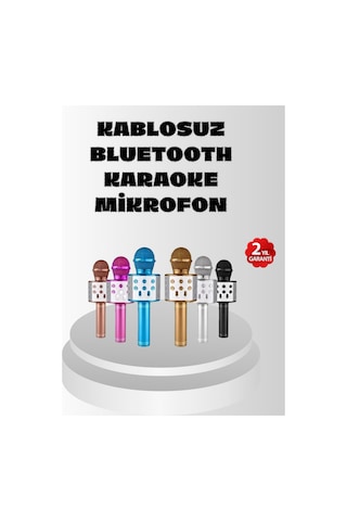 Karaoke Mikrofon Yankı Efektli