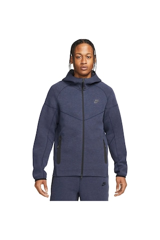 Nike Sportswear Tech Fleece Windrunner Full-zip Hoodie Erkek Sweatshirt-fb2921-473 Lacivert