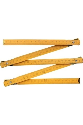 Richter Ağaç-ahşap Kırma/katlanır Metre 2 Mt -sarı 2 M