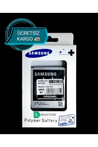 Samsung Uyumlu Galaxy S4 Batarya Pil S4 İ9500 Batarya 2600Mah
