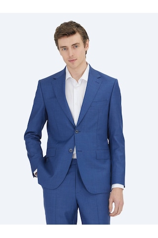 Kip Saks Mikro Modern Fit %100 Yün Takım Elbise Saks