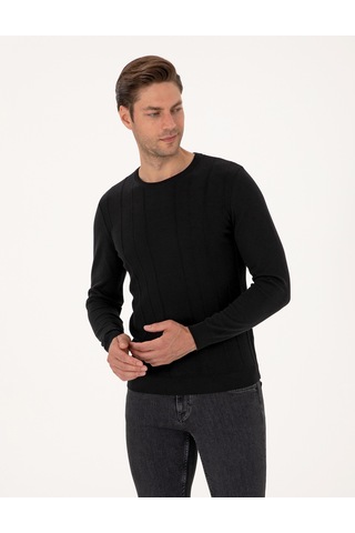 Pierre Cardin Erkek Siyah Kazak /triko 50315584-vr046 Siyah