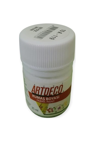 Artdeco Kumaş Boyası 25ml Beyaz 12'li Paket