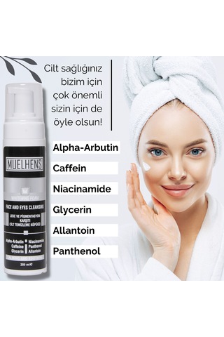Muelhens Leke Karşıtı Aydınlatıcı Yüz Temizleme Köpüğü 200 ML