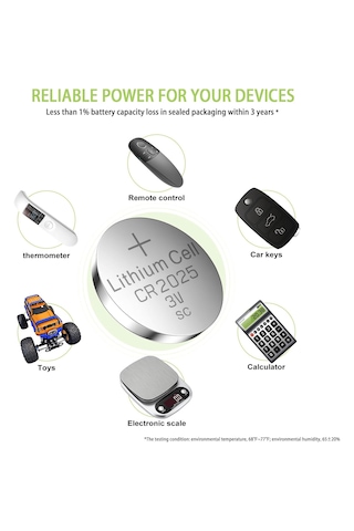 I-Gen CR2025 Pil 20'lİ Paket Lityum Düğme Pil 3V 2025