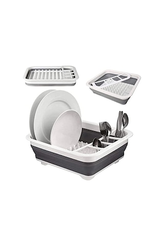 Deconox Katlanabilir Bulaşık Kurutmalık, Yer Kaplamaz Minimal Tabaklık 763 50 x 22