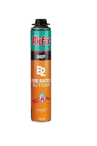 Akfix 840 Pu Pipetli Yangına Dayanıklı B2 Köpük 750 Ml