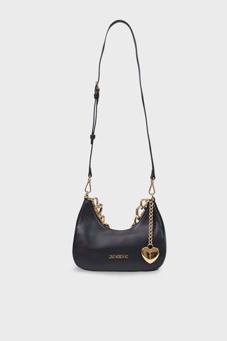 Love Moschino Logolu Zincir Detaylı Çıkarılabilir Askılı Çanta Bayan Çanta Jc4161pp1pl1400a Siyah